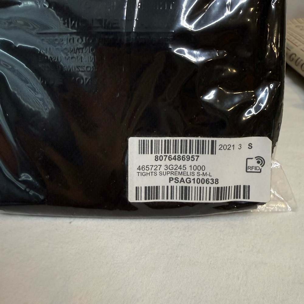Gucci Interlocking G Tights Black Small NWT - Picture 4 of 5